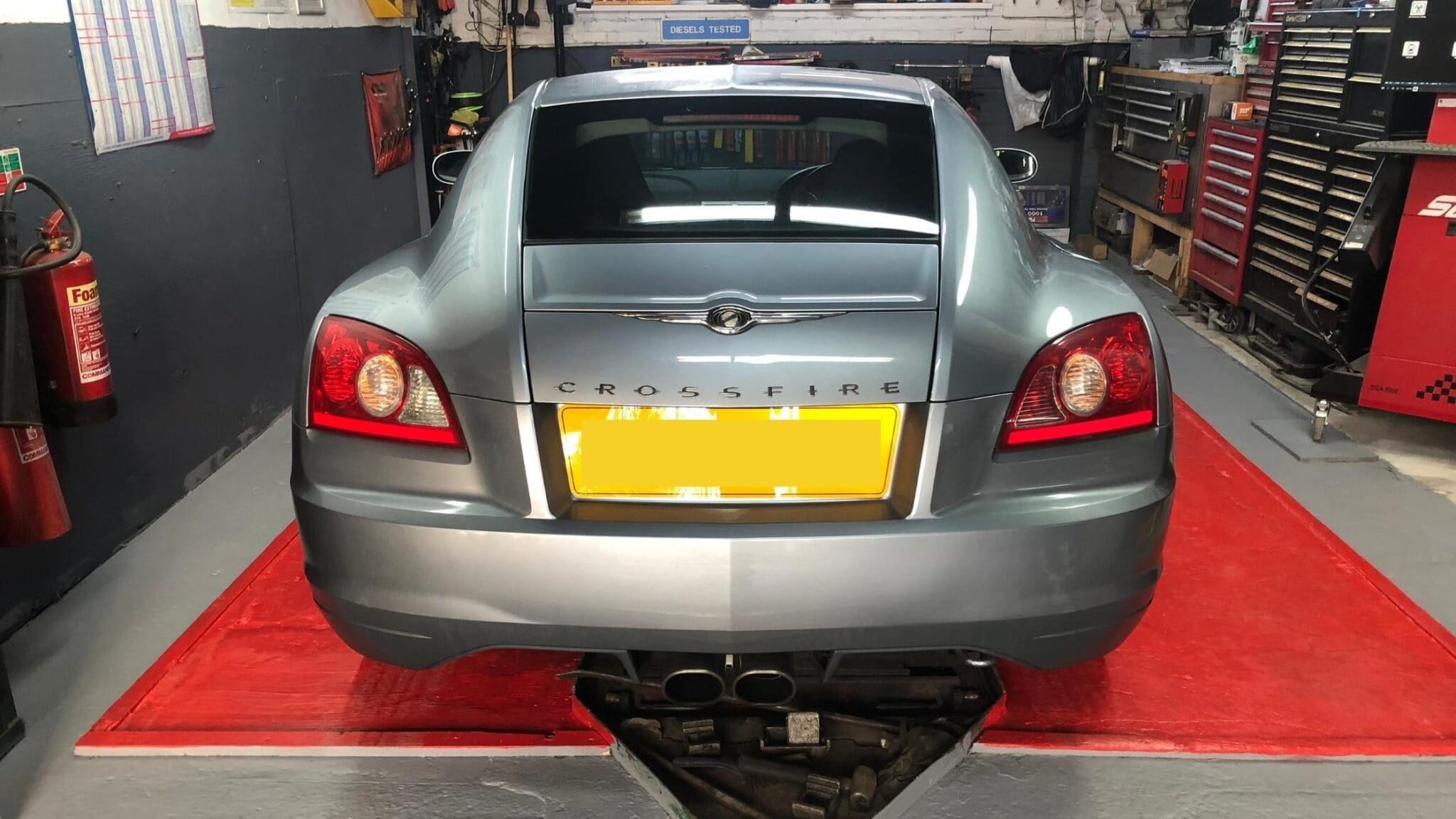 car having an MOT test in Port Talbot